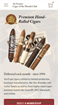 Mobile Screenshot of cigarmonthclub.com